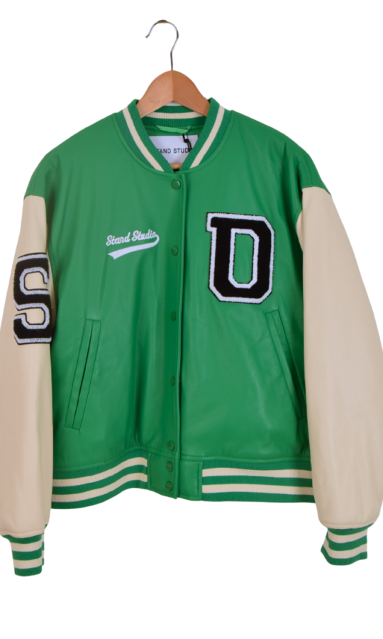 groen wit 'fallon jacket'