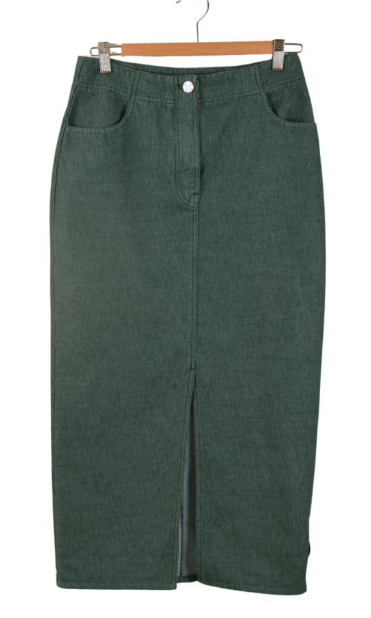 groen jeanslike rok